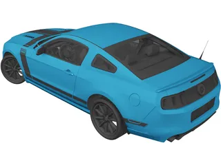 Ford Mustang Boss 302 (2013) 3D Model