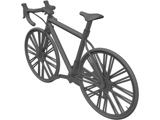 Race Bicycle 3D Model