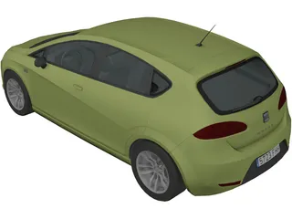 Seat Leon Cupra 3D Model