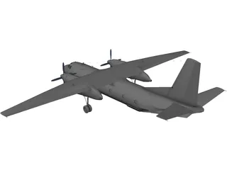 An-26 3D Model