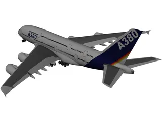 Airbus A380 3D Model