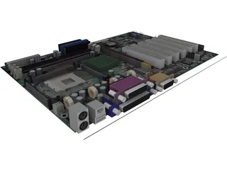 Motherboard 3D Model