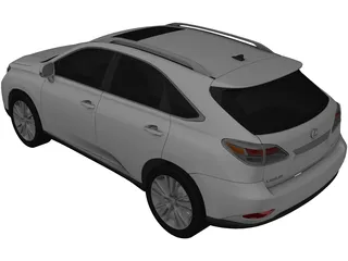 Lexus RX450h 3D Model