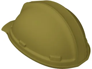 Worker Helmet 3D Model