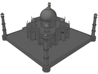 Taj Mahal 3D Model