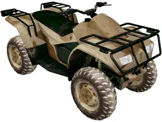 Quad 3D Model