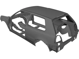 Volkswagen Golf Body 3D Model