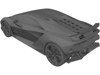 Lamborghini Sesto Elemento 3D Model