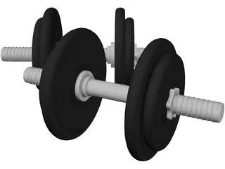 Dumbbell 3D Model