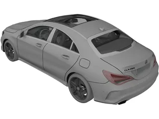 Mercedes-Benz CLA260 Sport Sedan (2014) 3D Model