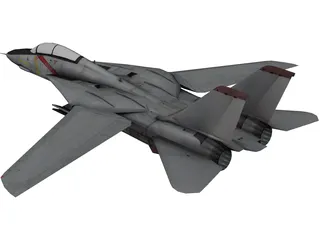 F-14A Tomcat 3D Model