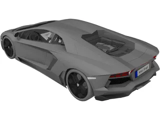 Lamborghini Aventador 3D Model