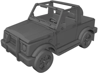 Suzuki Samurai 3D Model