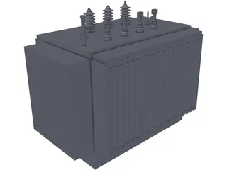 ABB 1000KVA Transformer 3D Model