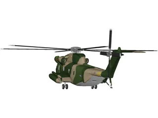 Sikorsky CH-53 Stallion 3D Model