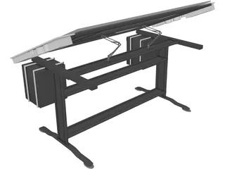 Art Table 3D Model