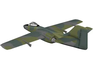 Northrop YA-9A 3D Model