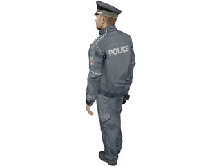 Policeman 3D Model