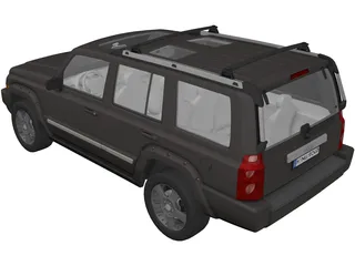 Jeep Commander (2007) 3D Model