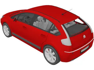 Citroen C4 3D Model