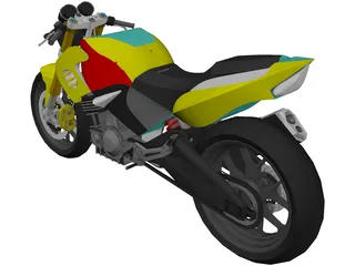 Honda Tiger Revo 200 3D Model