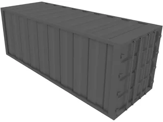 Shipping Container 20ft 3D Model