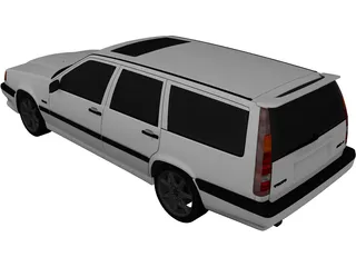 Volvo 850R Estate 3D Model