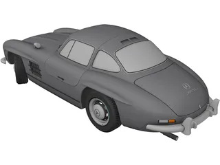 Mercedes-Benz 300SL Gullwing 3D Model