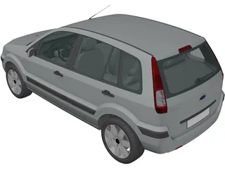 Ford Fusion Hatchback (2006) 3D Model