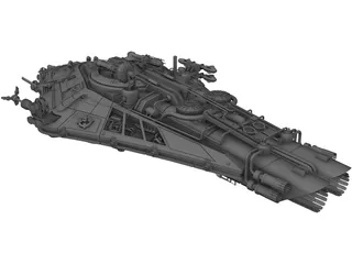 Spaceship 3D Model