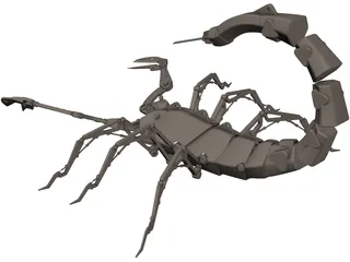 Cyber Scorpion 3D Model