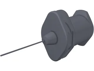 Luer Lock Needle 3D Model