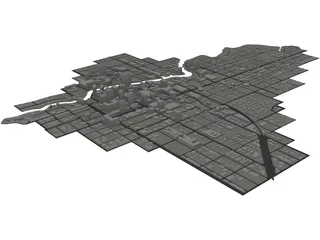 Lauderdale Downtown Fort 3D Model