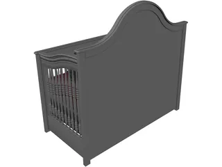 Baby Bed 3D Model