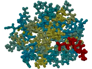 ACP Protein Stick 3D Model