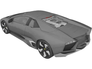 Lamborghini Reventon (2008) 3D Model