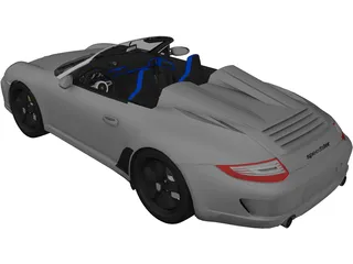 Porsche 911 997 Speedster 3D Model