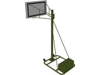 Basketball Rack 3D Model