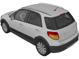 Fiat Sedici (2011) 3D Model