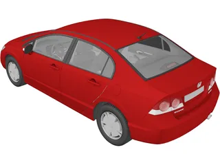 Honda Civic Sedan VIII 3D Model