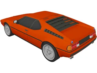 BMW M1 (1979) 3D Model