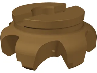 Face Mill 3D Model