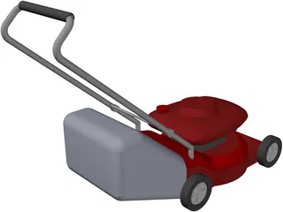 Lawn Mower 3D Model