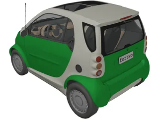 Smart Fortwo 3D Model