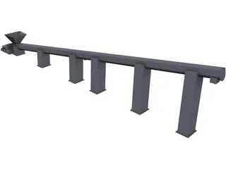 Helix Conveyor 3D Model