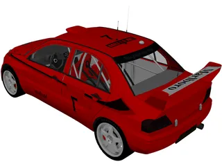 Mitsubishi Lancer WRC 3D Model