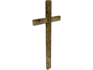 Roman Cross 3D Model