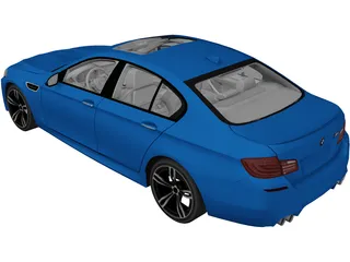 BMW M5 (2012) 3D Model