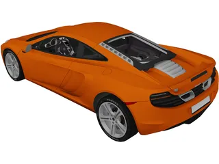 McLaren MP4-12C 3D Model