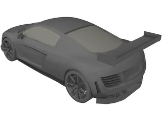 Audi R8 GT3 3D Model